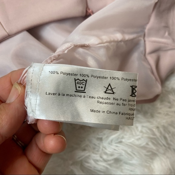 Haute rogue mauve pink asymmetrical hem mini skirt - Picture 5 of 6